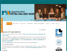 Tablet Screenshot of petravanderwerf.nl